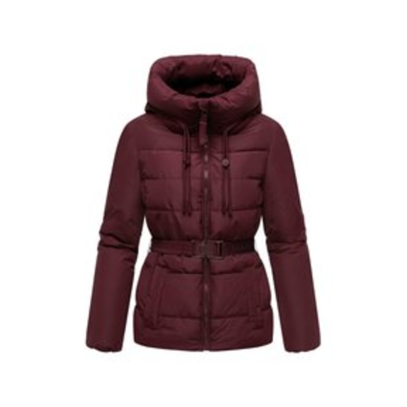 Marikoo Winterjacke – dark red melange/dunkelrot