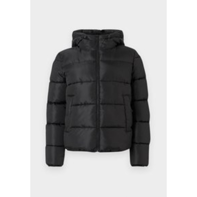 TOM TAILOR DENIM HOODED PUFFER – Winterjacke – deep black/schwarz