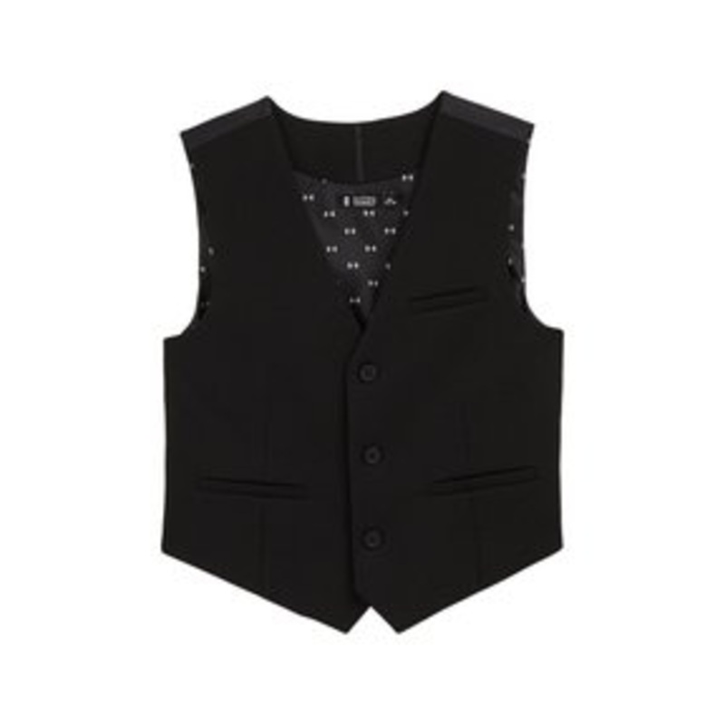 WE Fashion Weste – black/schwarz