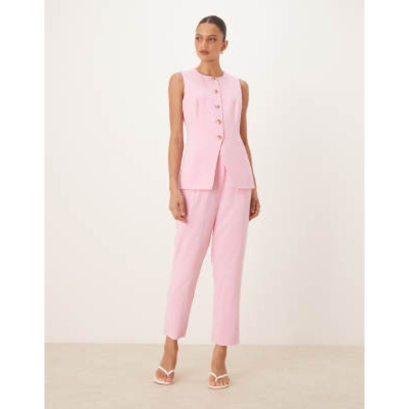 Nobody’s Child vest set in pink