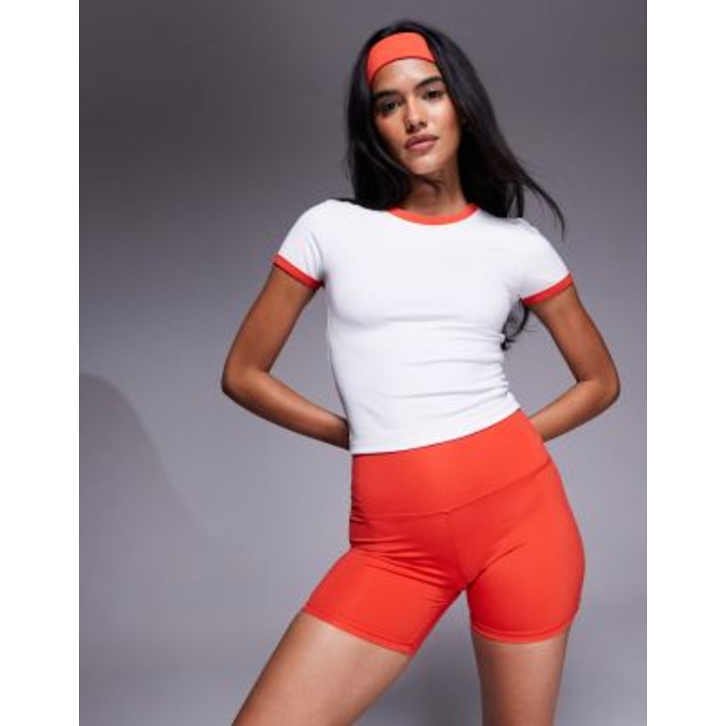 4505 active ringer performance baby t-shirt in white