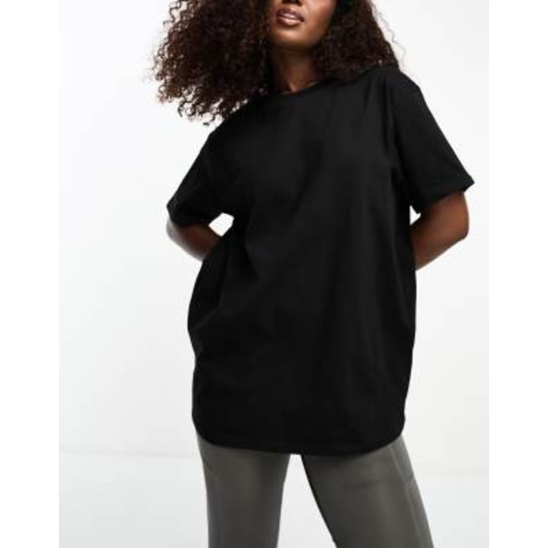 4505 Icon oversized T-shirt with quick dry in black