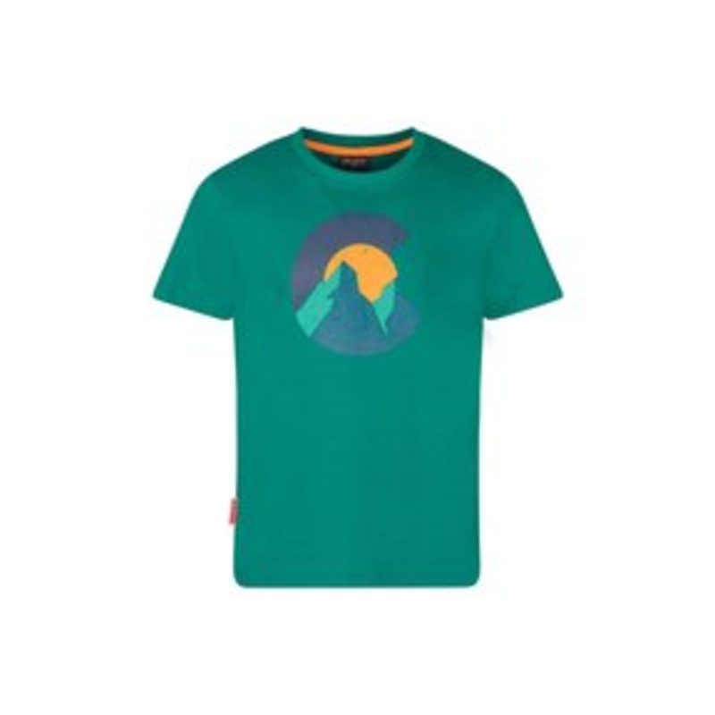 TROLLKIDS HALSAFJORD UNISEX – T-Shirt print – sea green/dunkelblau