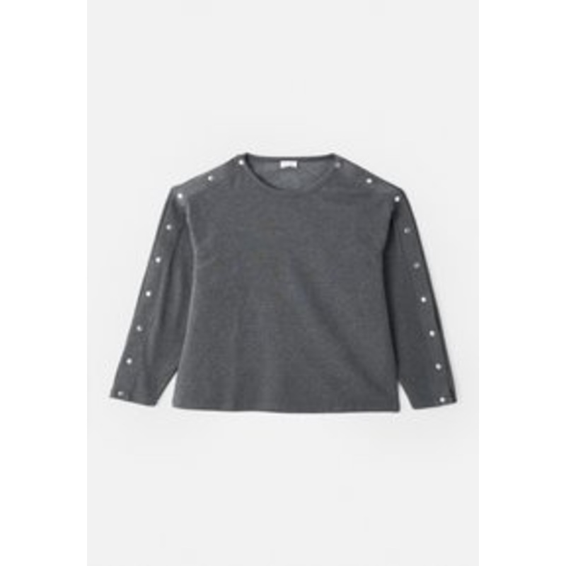 YOURTURN ADAPTIVE POPPER SLEEVE UNISEX – Sweatshirt – dark grey/dunkelgrau
