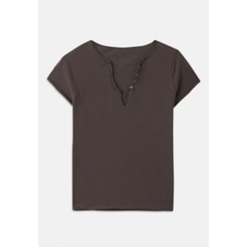 Zadig & Voltaire TUNI WINGS – T-Shirt basic – dark chocolate/dunkelbraun