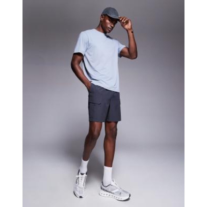 4505 Icon quick dry mesh training T-shirt in gray