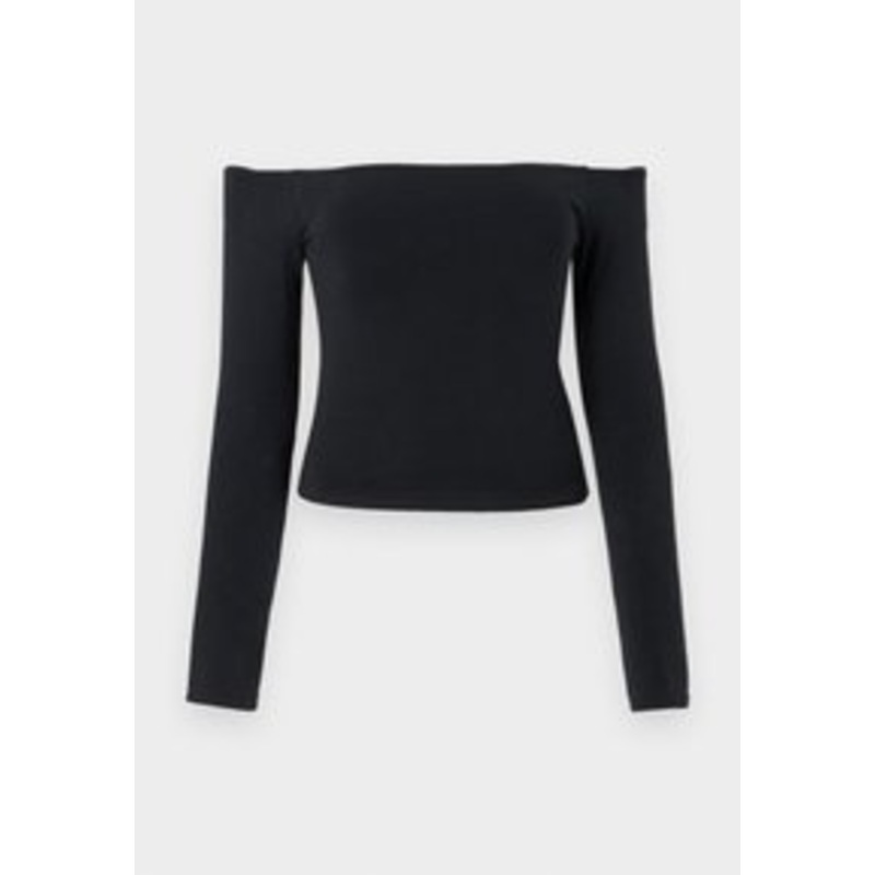 Abercrombie & Fitch Langarmshirt – black/schwarz