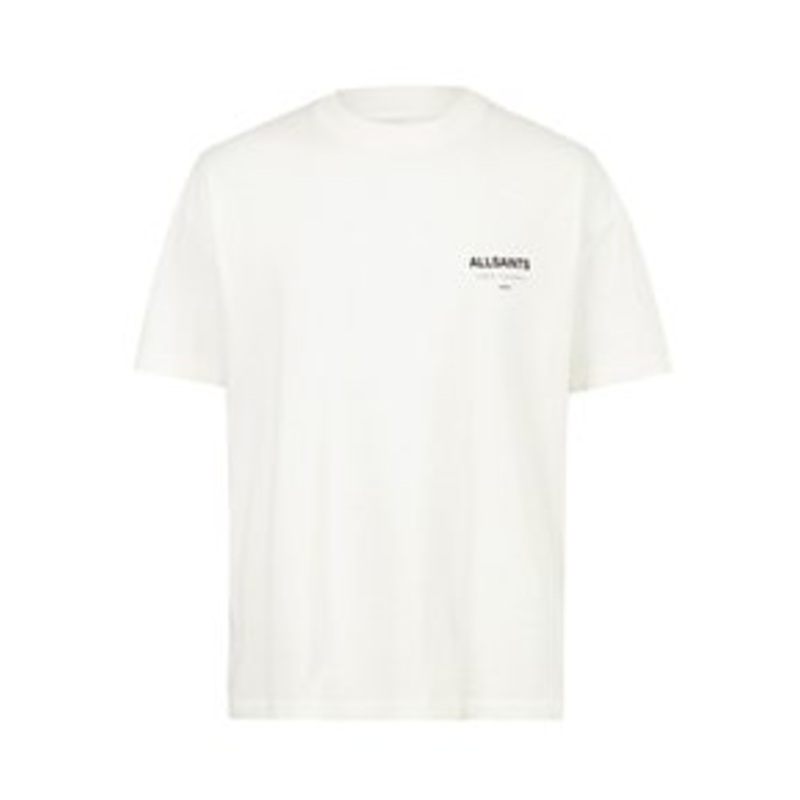 AllSaints UNDERGROUND CREW – T-Shirt print – ashen white/wei