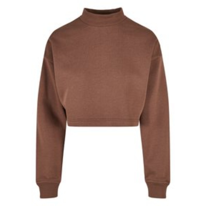 Urban Classics OVERSIZED HIGH NECK CREW – Sweatshirt – bark/braun