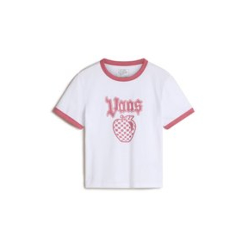 Vans APPLE BOOM RINGER – T-Shirt print – white/mauvewood/wei
