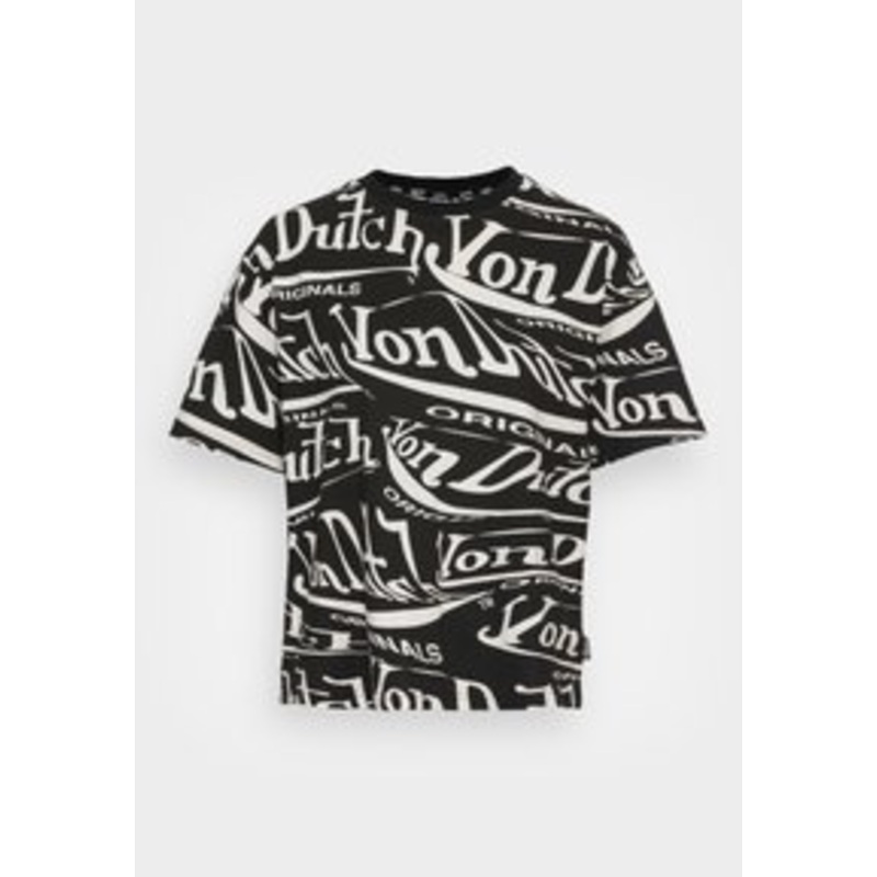 Von Dutch T-Shirt print – black/schwarz