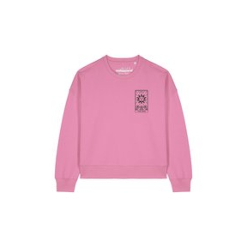 watapparel TAROT THE SUN – Sweatshirt – bubble pink/rosa