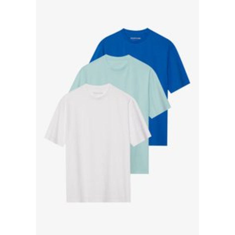 YOURTURN UNISEX 3 PACK BASIC OVERSIZED T-SHIRT – T-Shirt basic – royal blue/white/light blue/royal