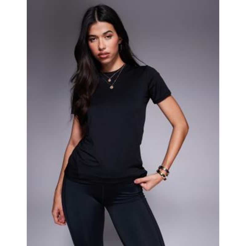 4505 Icon active quick dry performance T-shirt in black