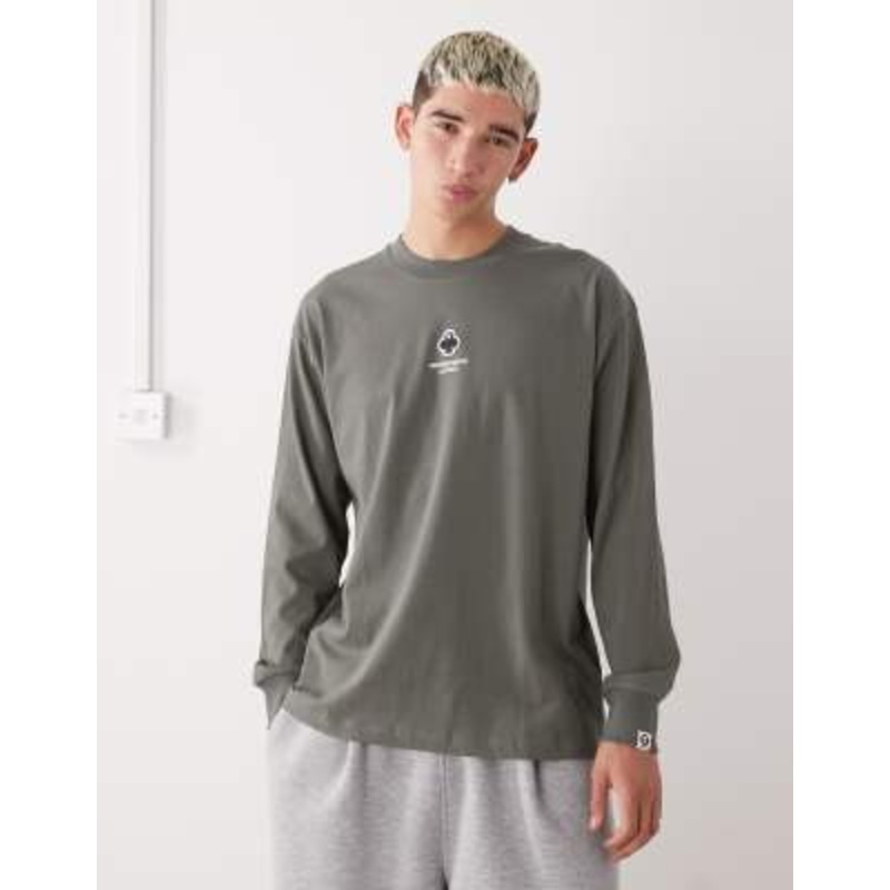 Aape By A Bathing Ape boxy long sleeve T-shirt in green
