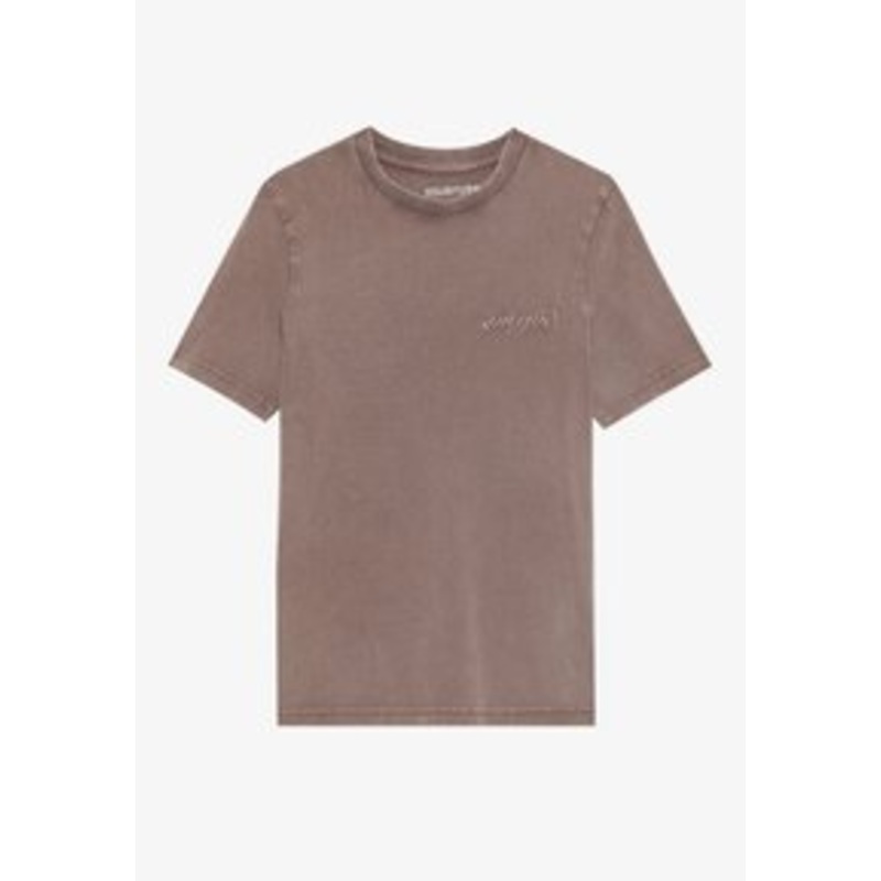 YOURTURN UNISEX – T-Shirt print – washed brown/braun