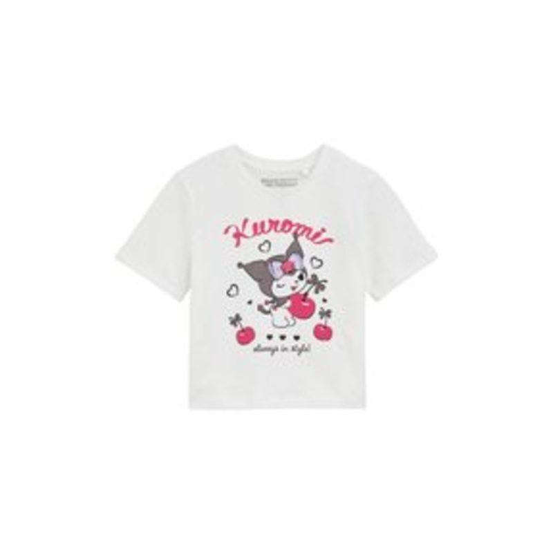 WE Fashion T-Shirt print – pink