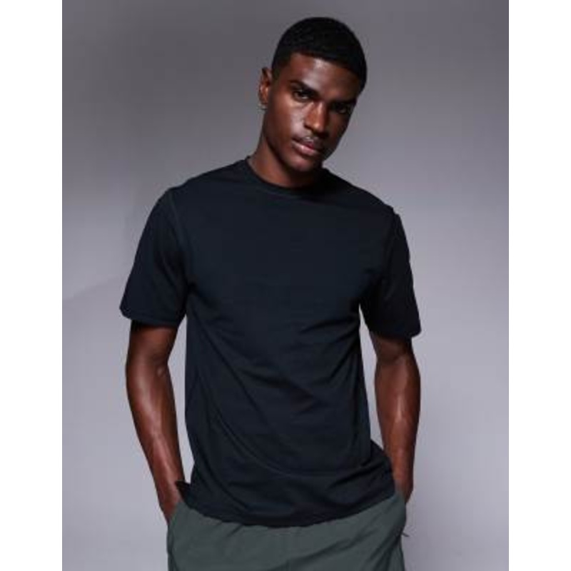 4505 performance quick dry straight fit training T-shirt in black
