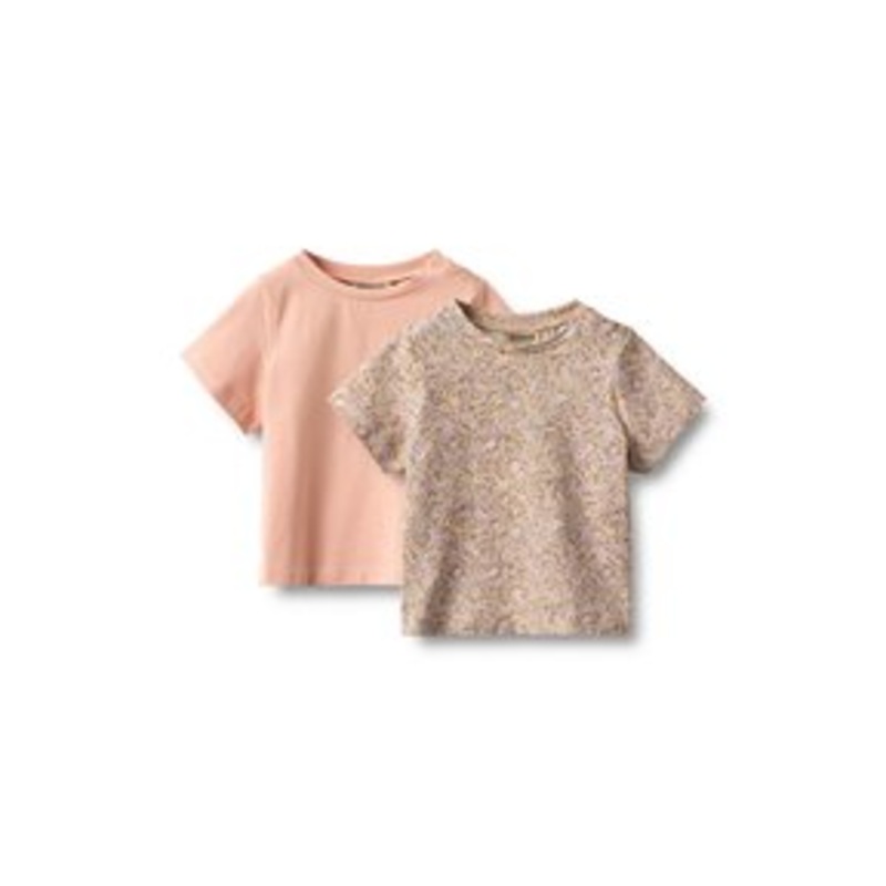 Wheat 2 PACK – T-Shirt print – lilac flower meadow/pink