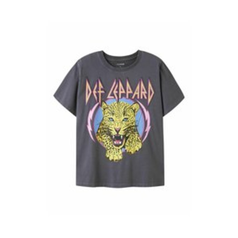 TWO SOON DEF LEPPARD – T-Shirt print – asphalt/dunkelgrau