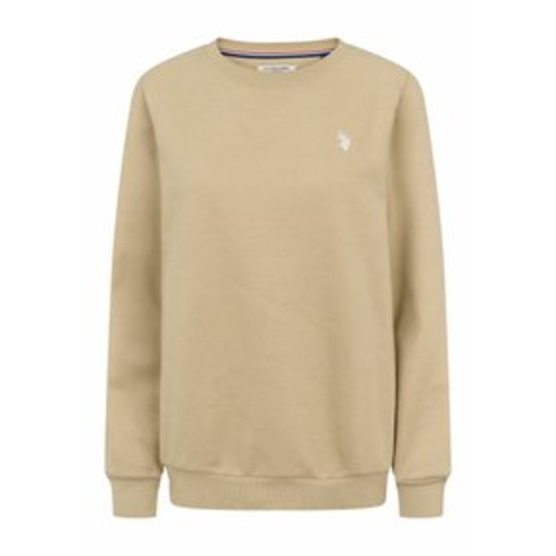 U.S. Polo Assn. Sweatshirt – white pepper/beige