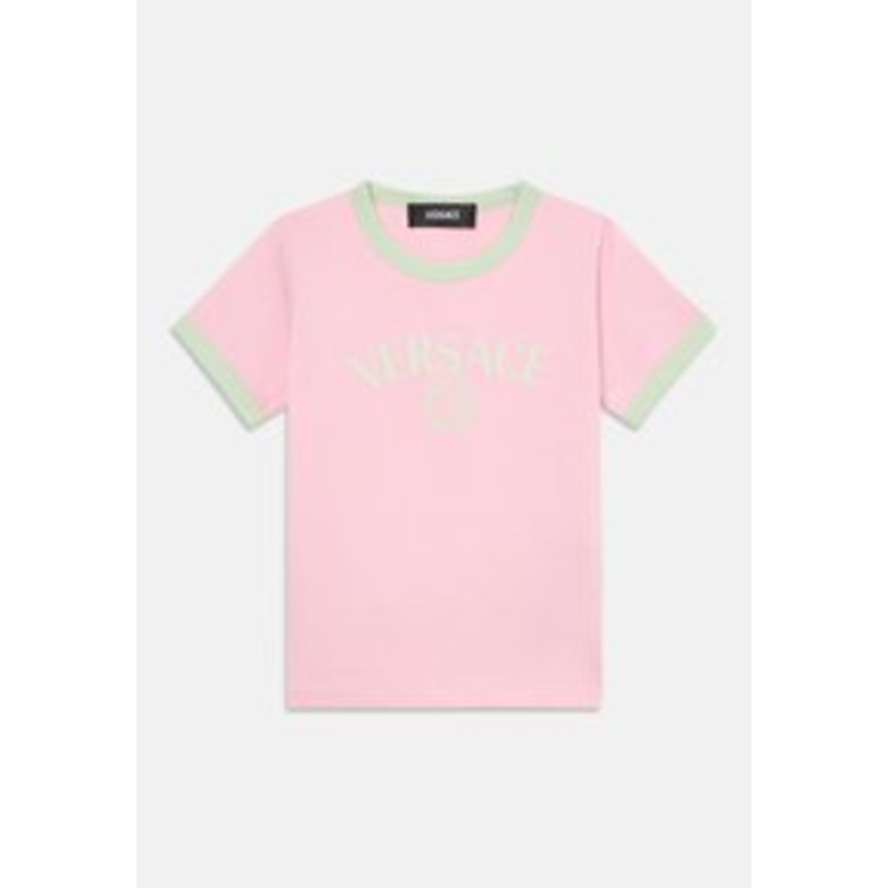 Versace MEDUSA LOGO UNISEX – T-Shirt print – pastel pink/pastel mint/rosa