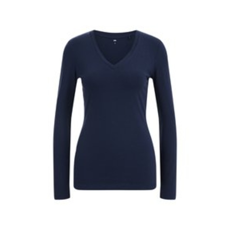 WE Fashion Langarmshirt – blue/blau