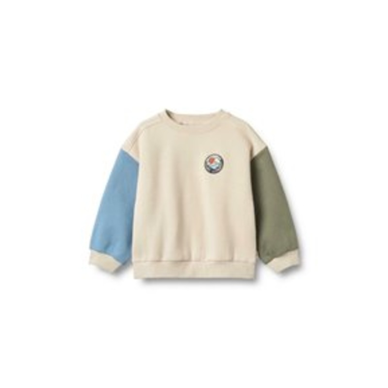 Wheat BADGE ELLIOT – Sweatshirt – offwhite