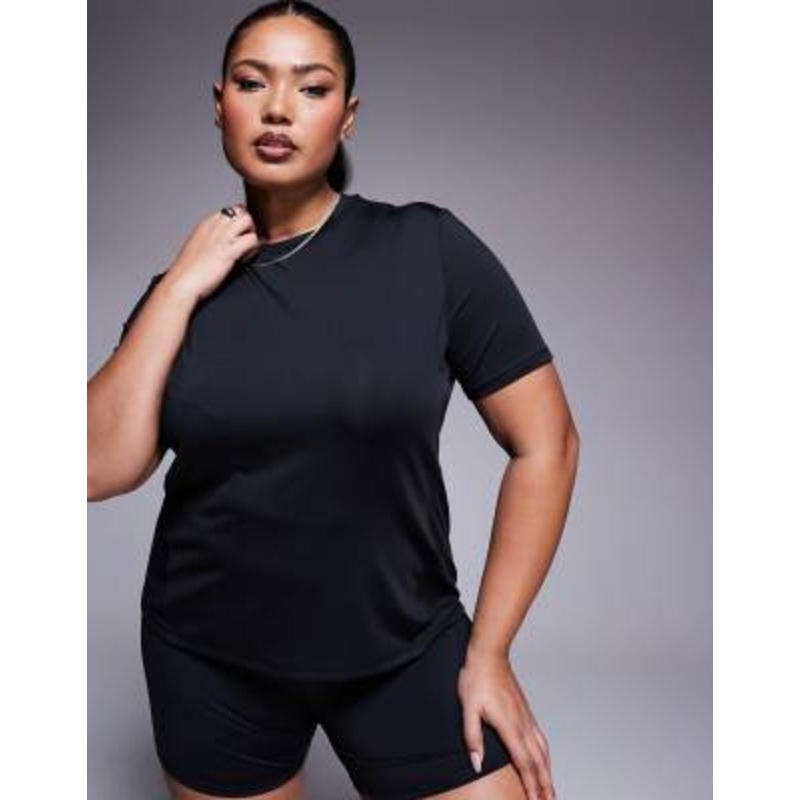 4505 Curve Icon active quick dry performance T-shirt in black