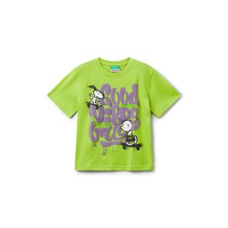 United Colors of Benetton REGULAR FIT  – T-Shirt print – green/grn