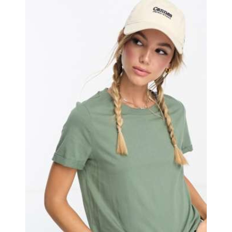 Vero Moda T-shirt in khaki