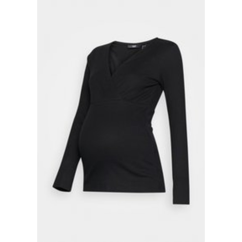 Vero Moda Maternity VMMLAVENDER FUNCTION  – Langarmshirt – black/schwarz
