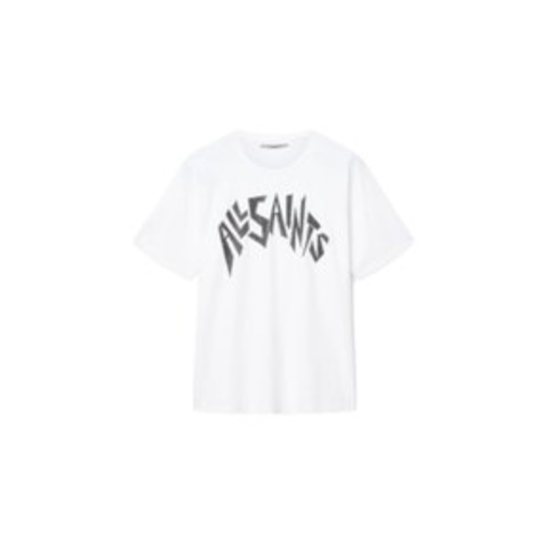AllSaints T-Shirt print – optic white/wei
