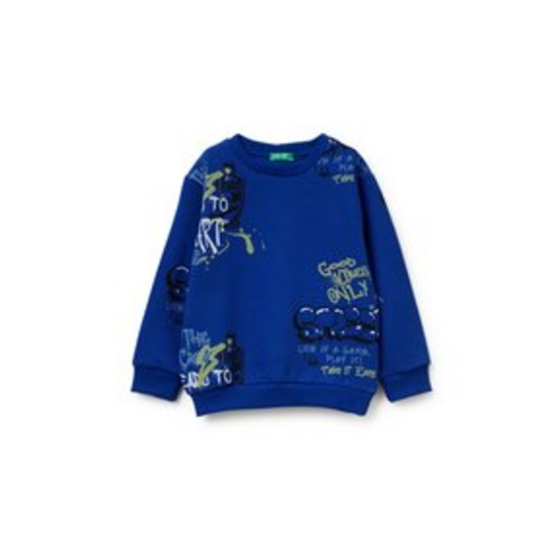 United Colors of Benetton CREWNECK  CUFFS AND HEM  REGULAR FIT – Sweatshirt – multicolor/mehrfarbig