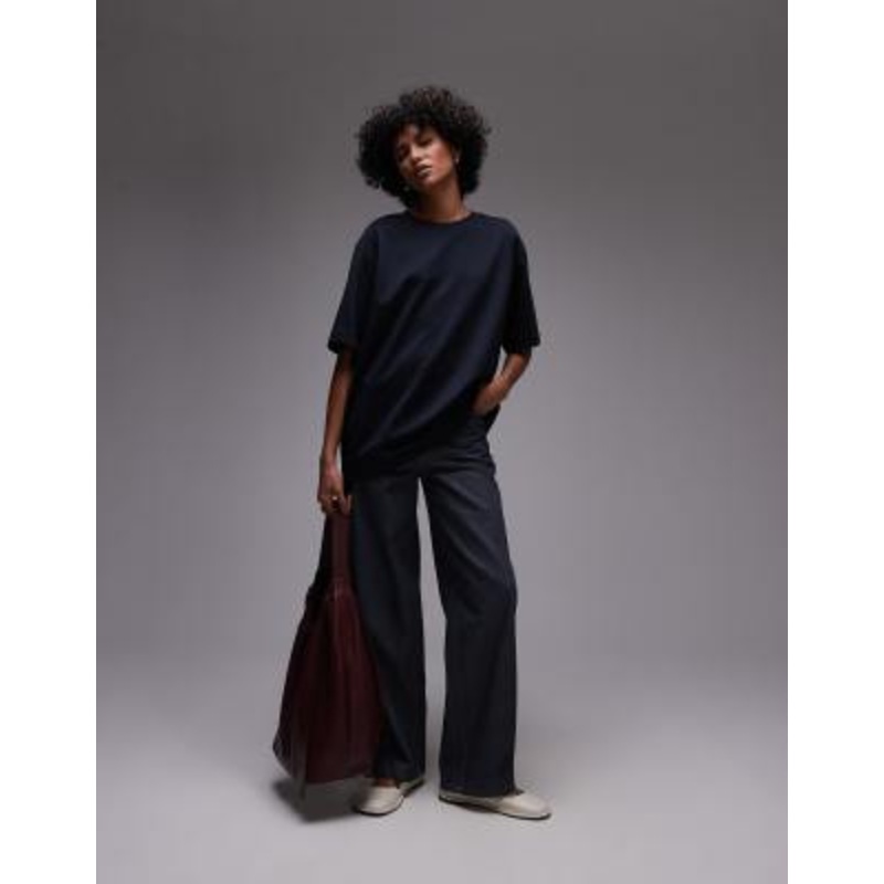 ARKET heavy weight jersey t-shirt in black