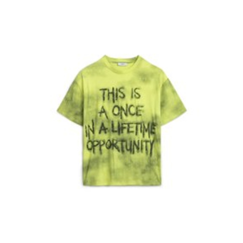 Twist SLOGAN – T-Shirt print – lime/gelb
