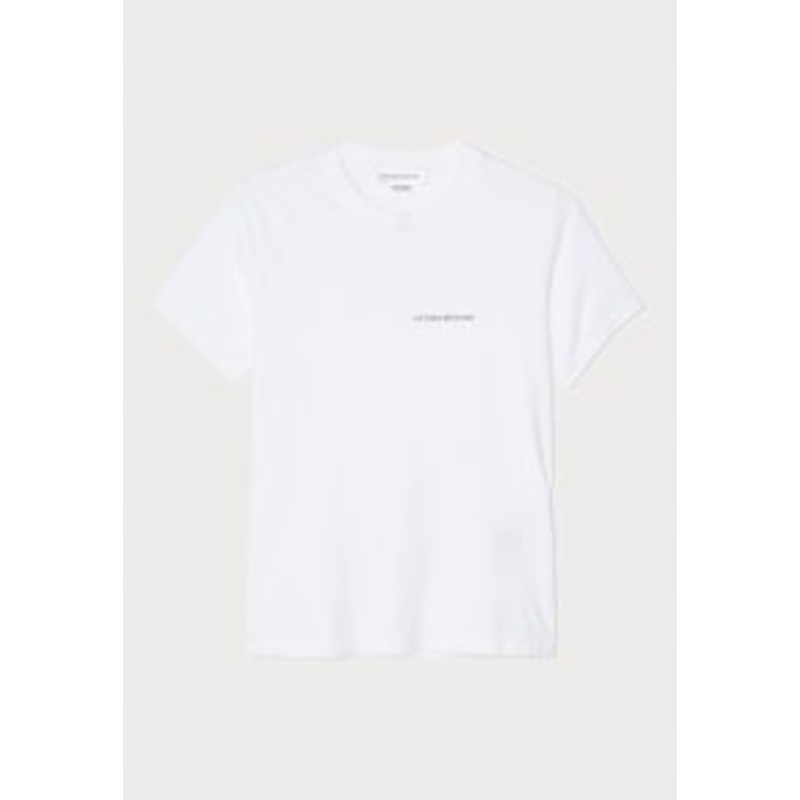 Victoria Beckham SHRUNKEN LOGO TEE – T-Shirt basic – white/wei