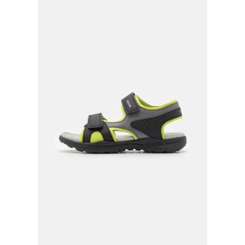 Geox J VANIETT BOY – Trekkingsandale – black/lime/schwarz