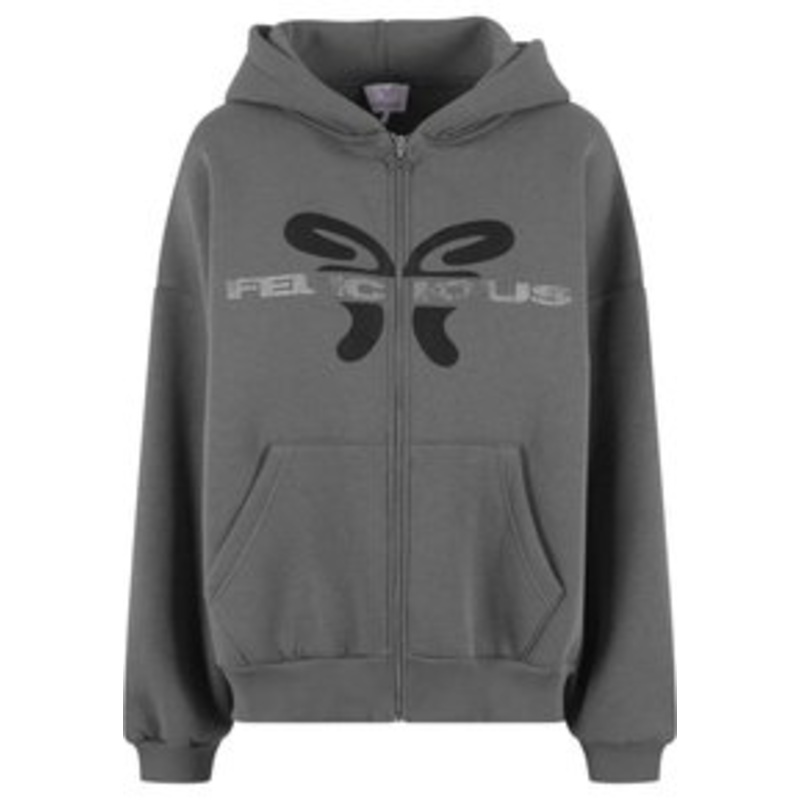 FELICIOUS LOGO – Sweatjacke – black/schwarz