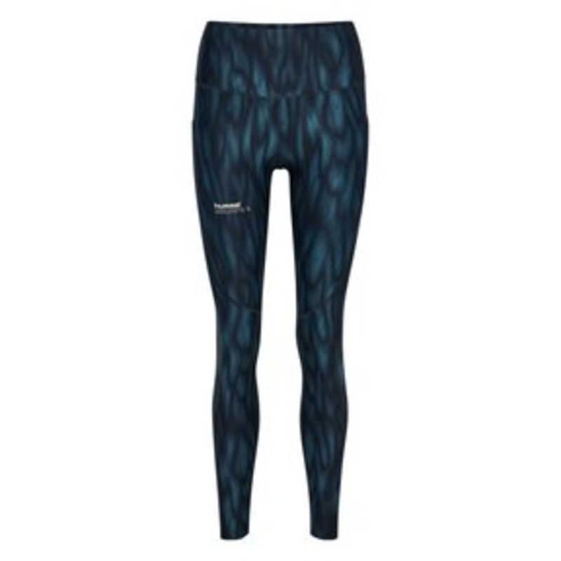 Hummel HIIT AOP INTENSITY HW  – Tights – stargazer/dunkelgrn