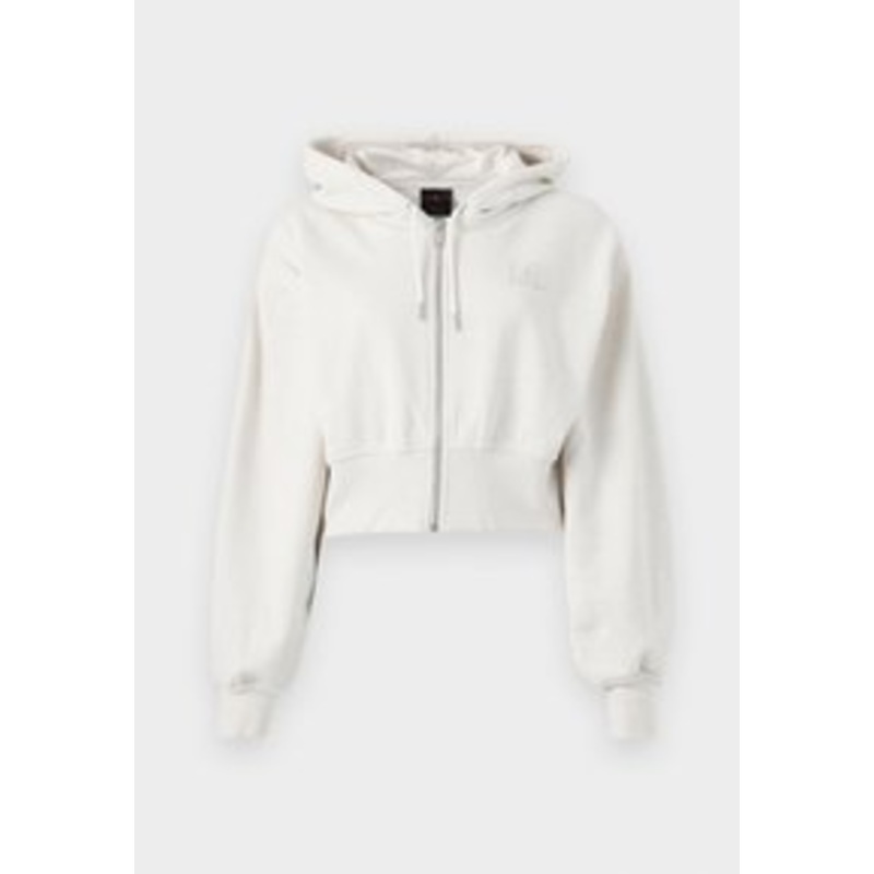 Jordan CROP – Sweatjacke – light grey/hellgrau
