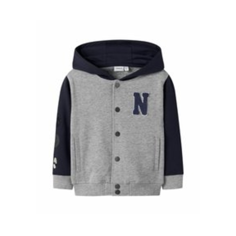 Name it REGULAR FIT – Sweatjacke – grey melange/grau