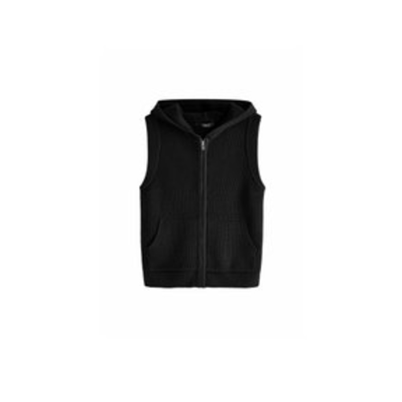 Next SLEEVELESS – REGULAR FIT – Sweatjacke – black/schwarz