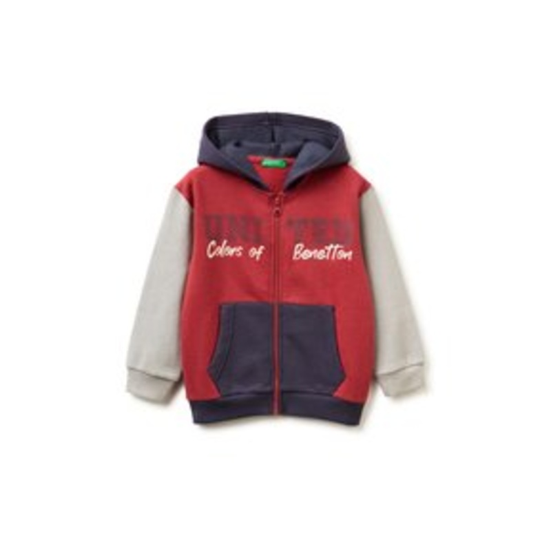 United Colors of Benetton Sweatjacke – red/rot
