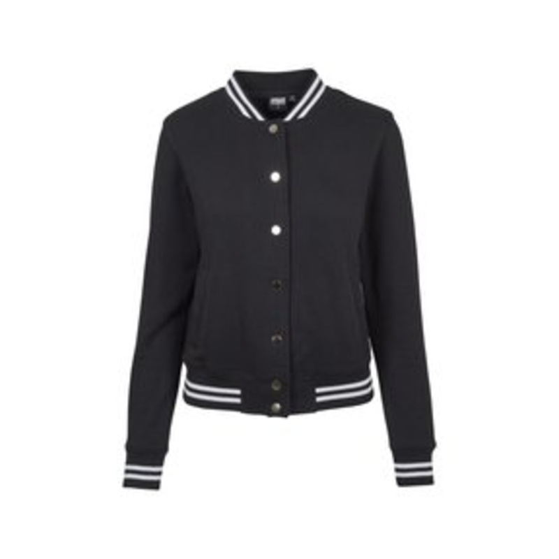 Urban Classics COLLEGE – Sweatjacke – black/schwarz