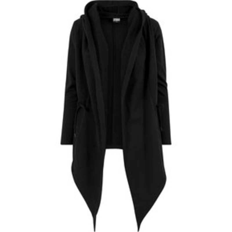 Urban Classics LADIES HOODED SWEAT CARDIGAN – Sweatjacke – black/schwarz
