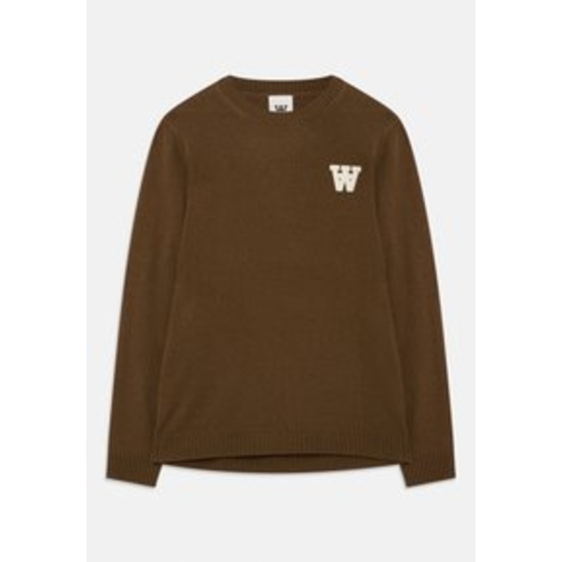 DOUBLE A BY W.W. WWTay L – Strickpullover – desert palm/beige