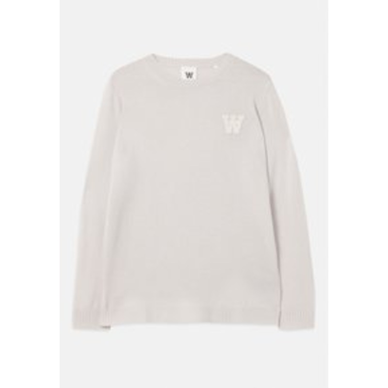 DOUBLE A BY W.W. WWTay L – Strickpullover – moonstruck/hellblau