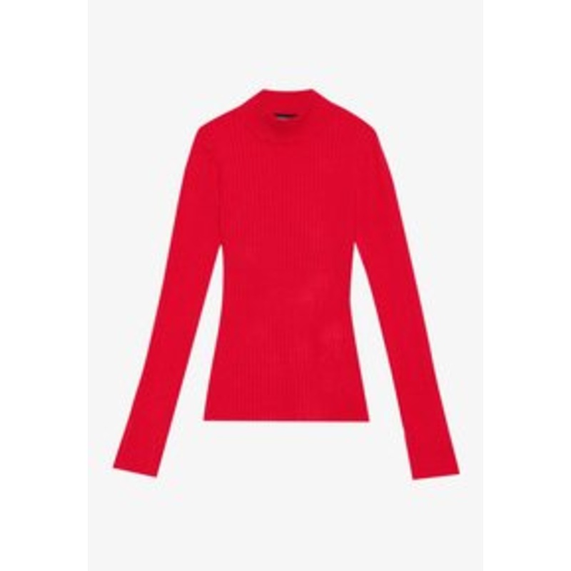 Even&Odd Strickpullover – chinese red/rot