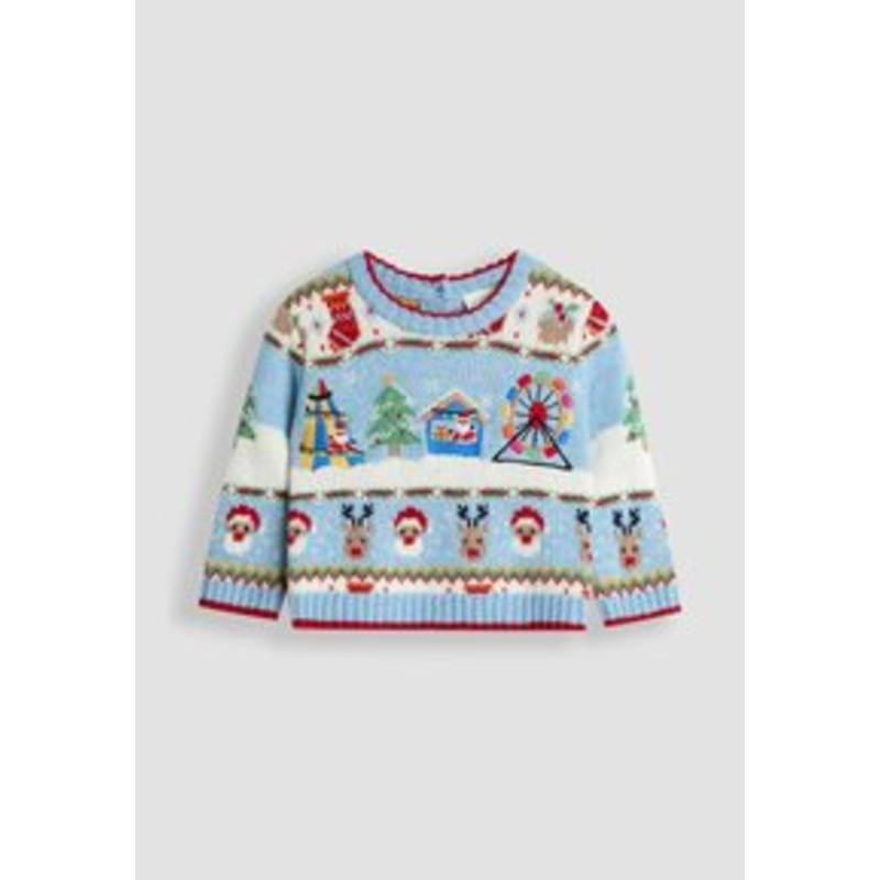 JoJo Maman Bb REGULAR FIT   SET   – Strickpullover – blue/blau